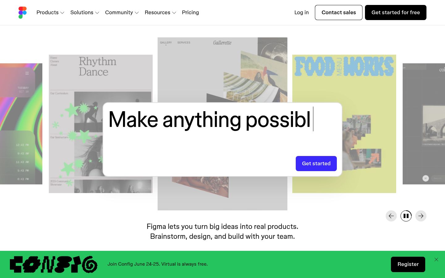 Screenshot of figma.com homepage as Lytms scored it on May 17, 2026